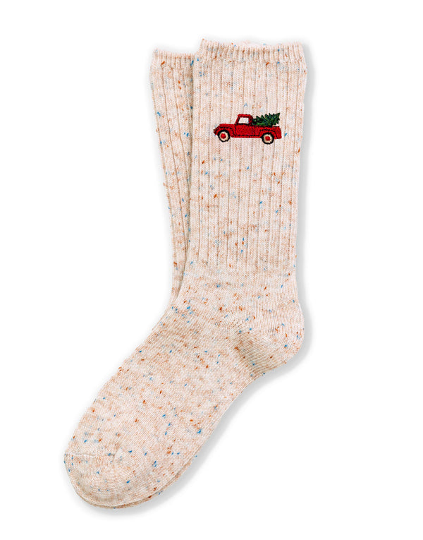 Holiday Truck Donegal Sock