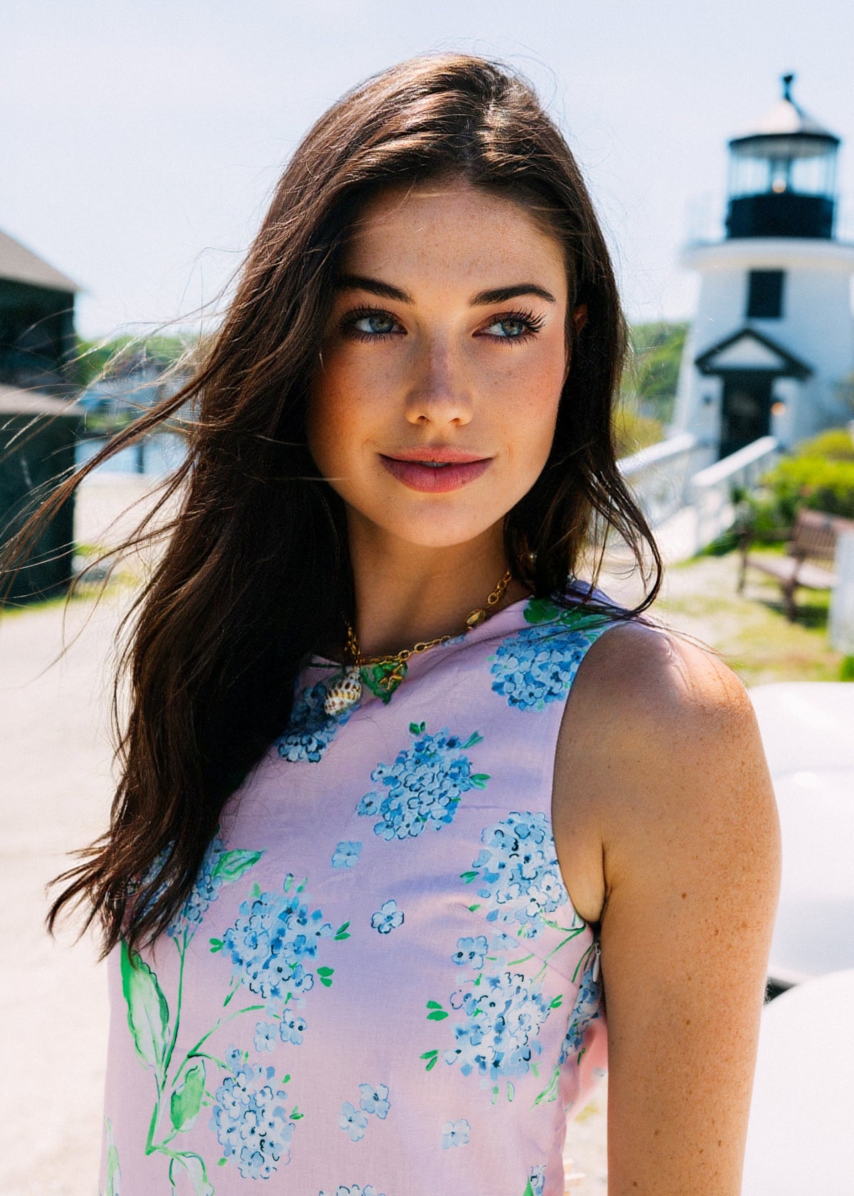Hydrangea Garden Shift Dress
