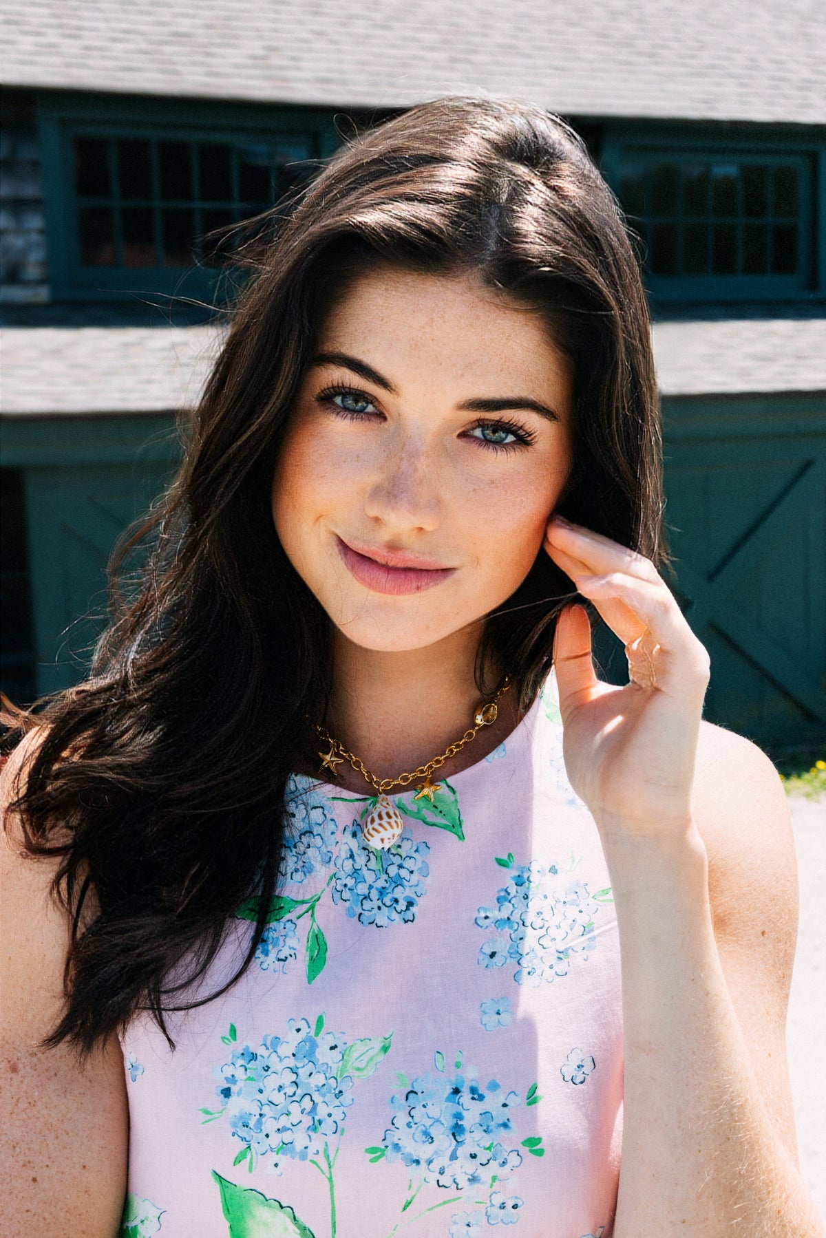Hydrangea Garden Shift Dress