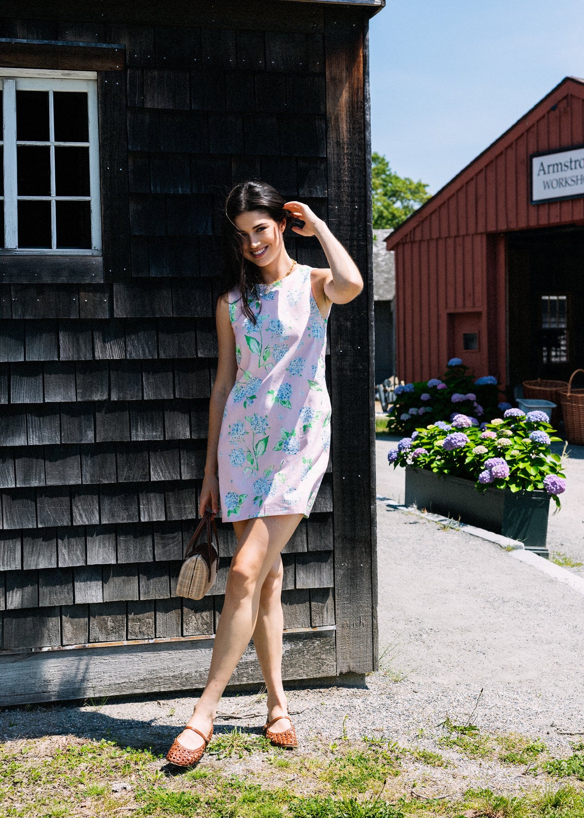 Hydrangea Garden Shift Dress