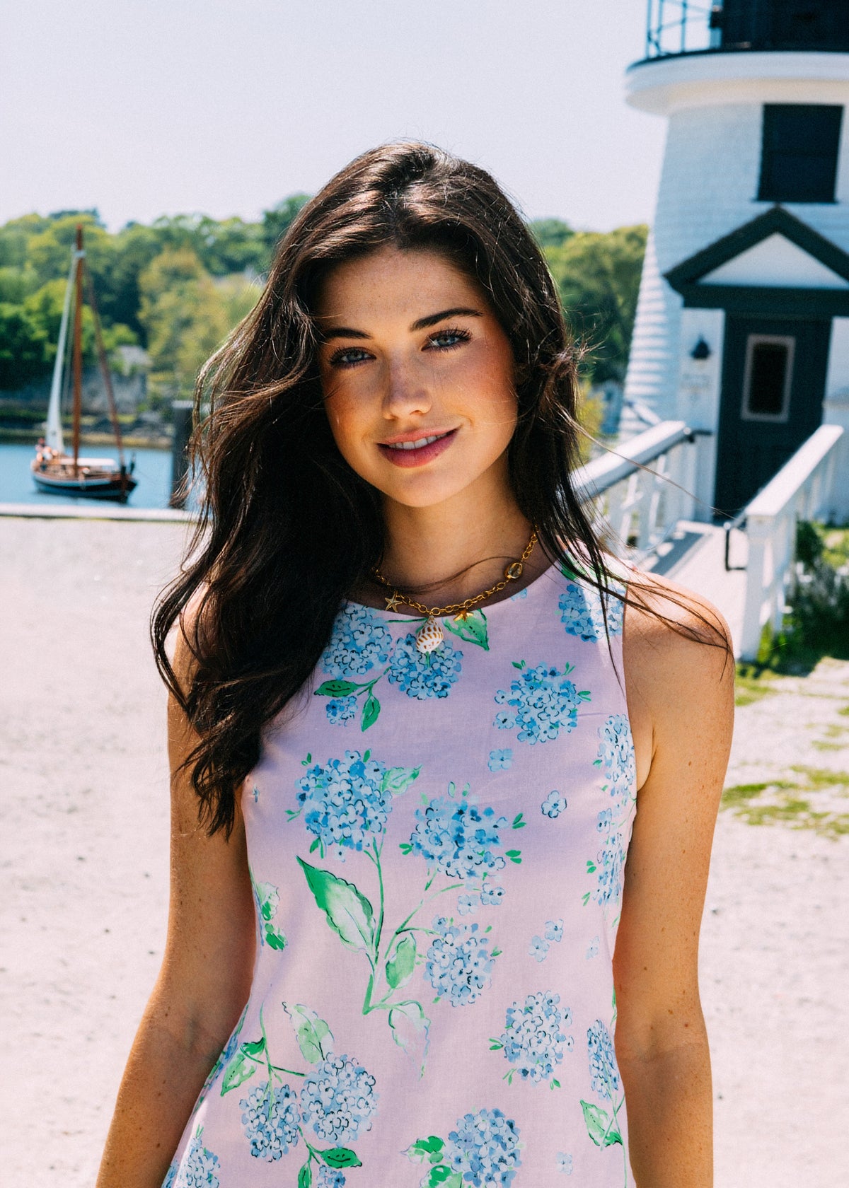Hydrangea Garden Shift Dress