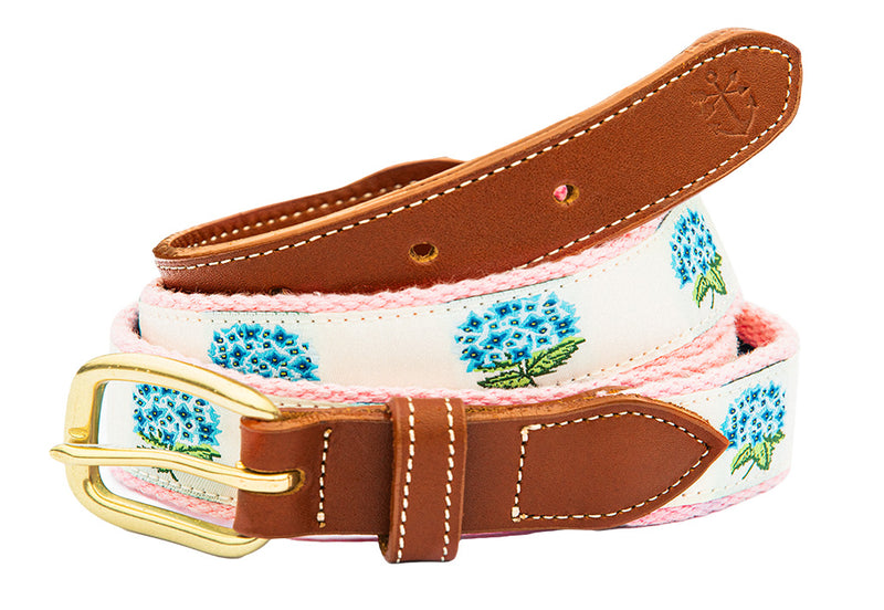 Hydrangea Bloom Ribbon Belt - Women display picture 2