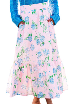 KJP Women's Hydrangea Garden Skirt in Pink – Kiel James Patrick