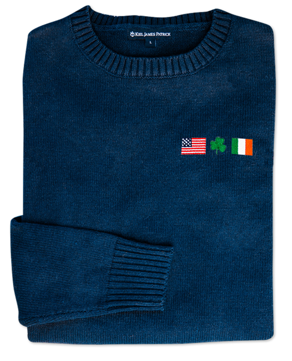 Irish American Embroidered Sweater - Men's