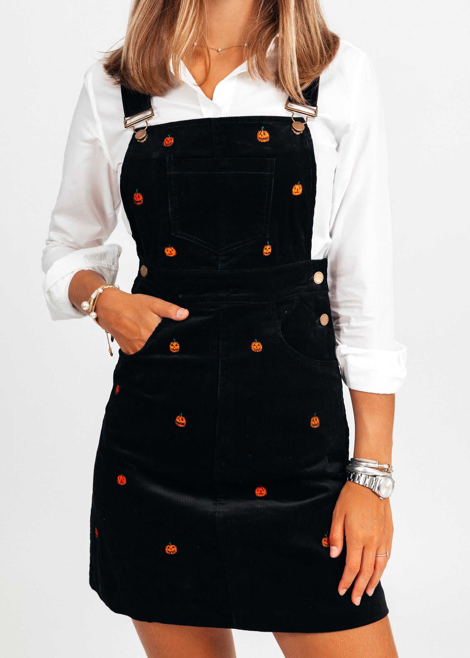corduroy overall dress black KJP Women's Jack-o'-Lantern Embroidered Jumper in L color:ayana-open-back-mini-drss-linen-off-wht swatch:https://www.motelrocks.com/cdn/shop/files/AYANA-DRESS-LINEN-RAMI-OFF-WHITED2.jpg?v=1718097588&width=100 US Sizes:13 Men's = 14.5 Women's Washing Instructions 2026 Wedding Guest Dress