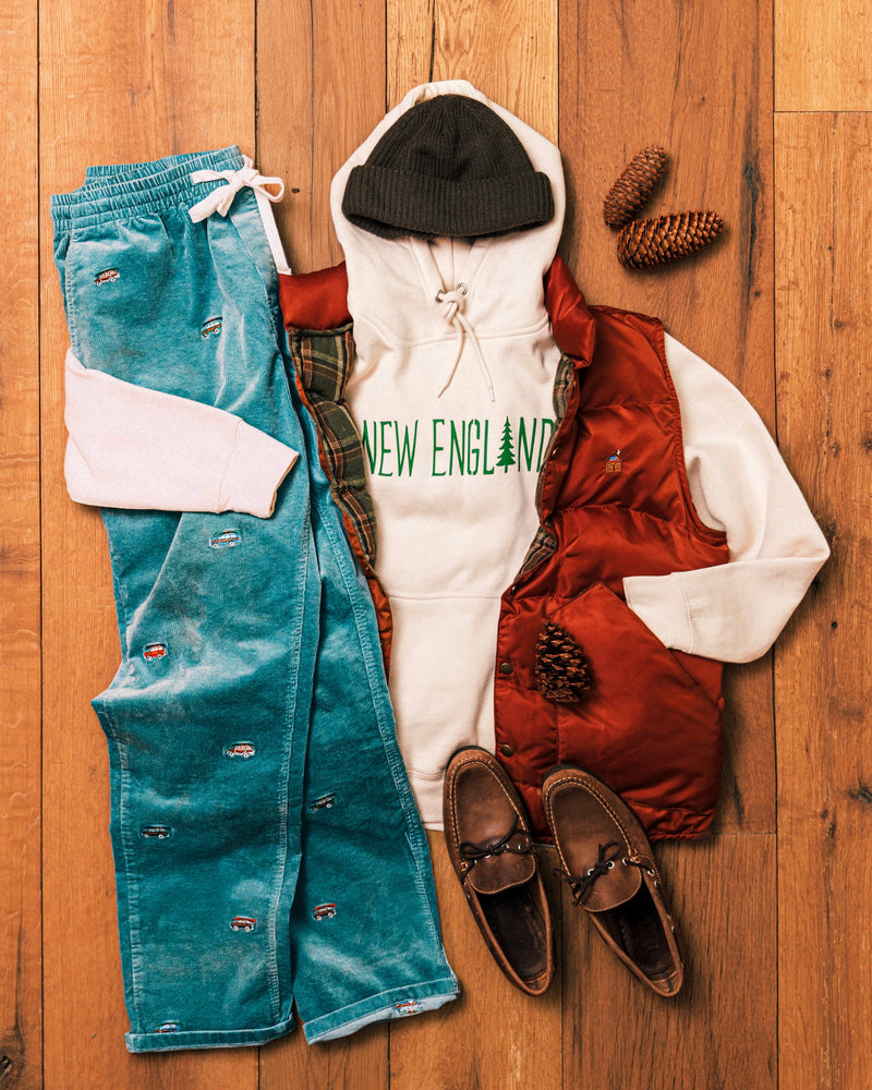 The Jeep® Grand Adventure Drawstring Corduroy Pants in Green
