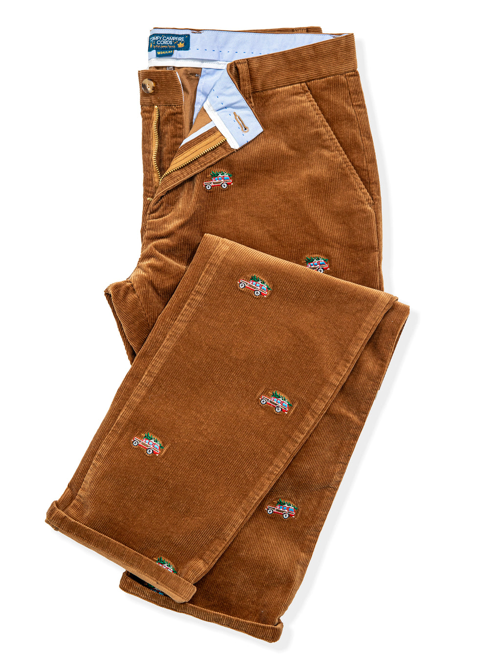 Jeep® x KJP Men's Grand Wagoneer Holiday Embroidered Corduroy Pant