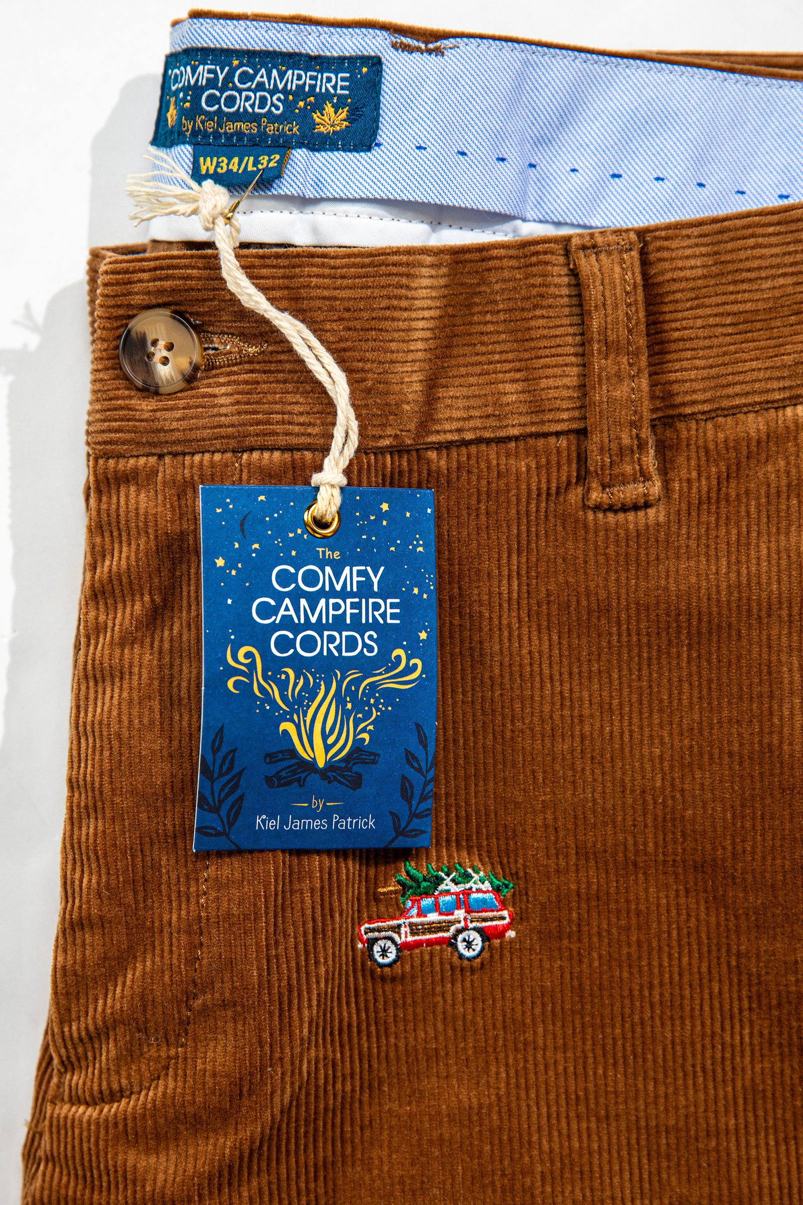 Jeep® x KJP Men's Grand Wagoneer Holiday Embroidered Corduroy Pant