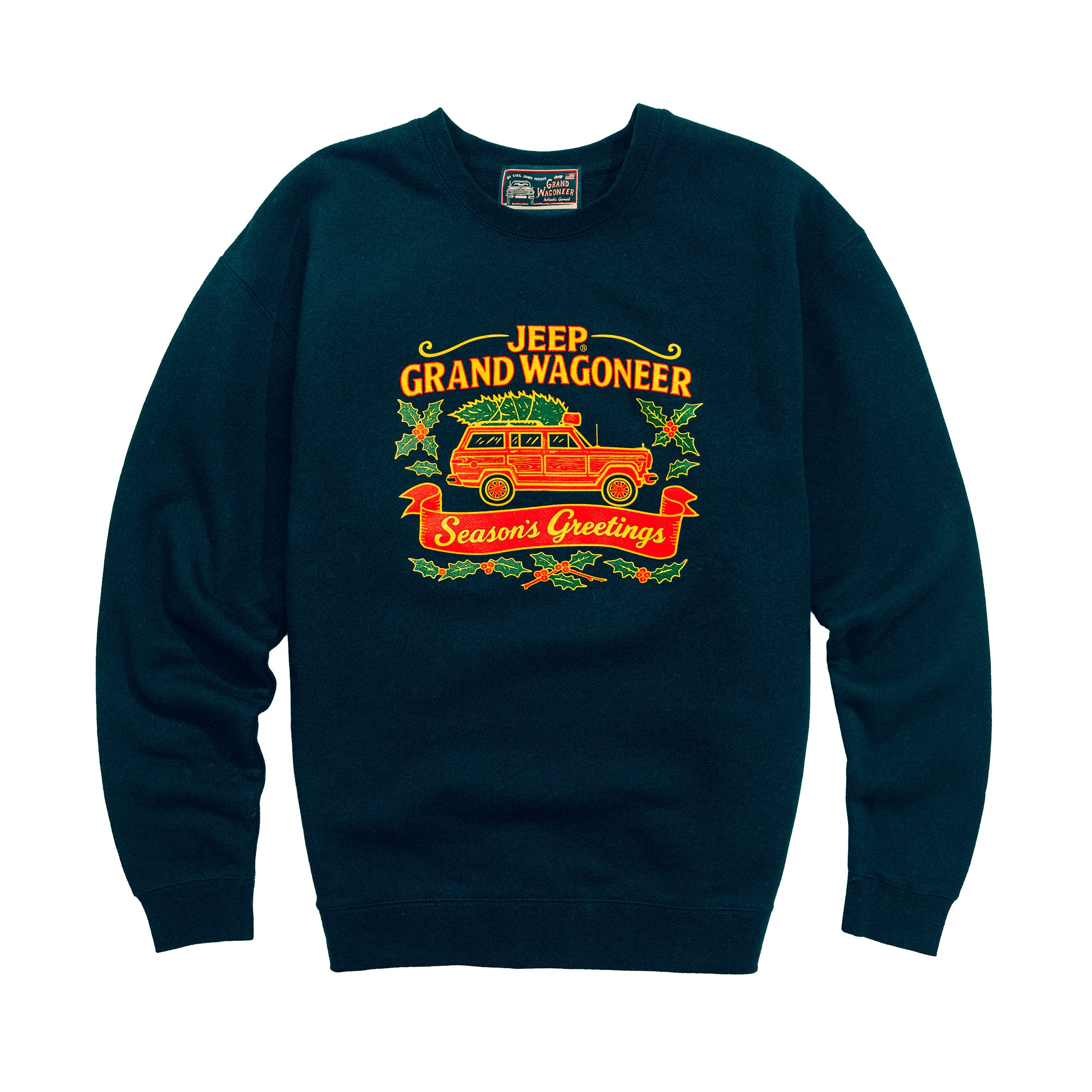 Jeep® x KJP Grand Wagoneer Season's Greetings Sweatshirt in Navy