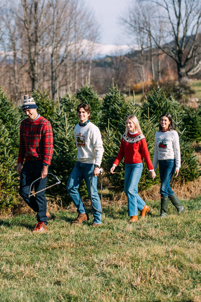 Farm Fresh Christmas Trees Crewneck Sweatshirt