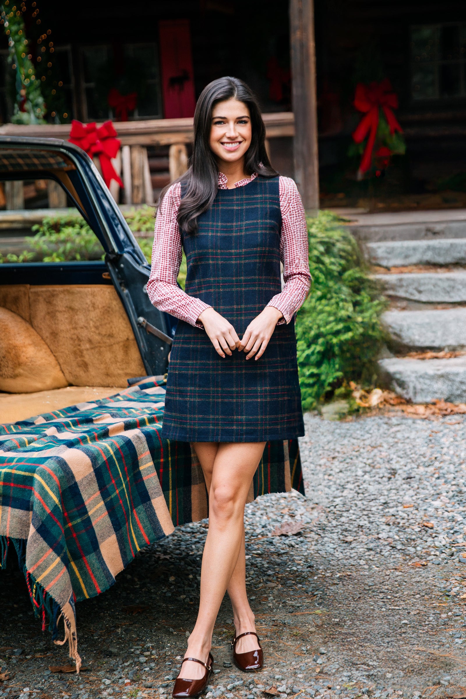 Laurel Hill Tartan Shift Dress 16