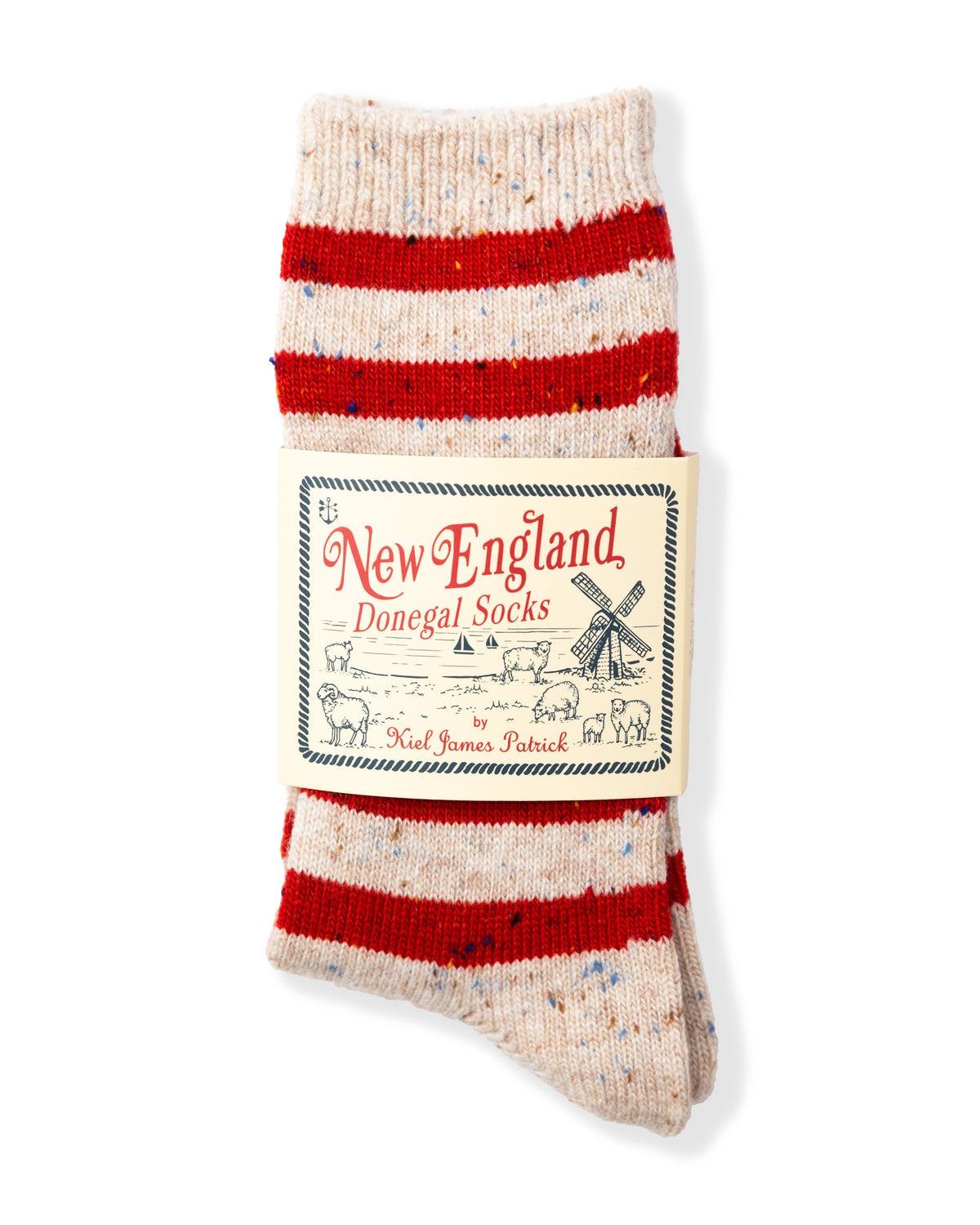 Lobster Shack Stripe Donegal Socks