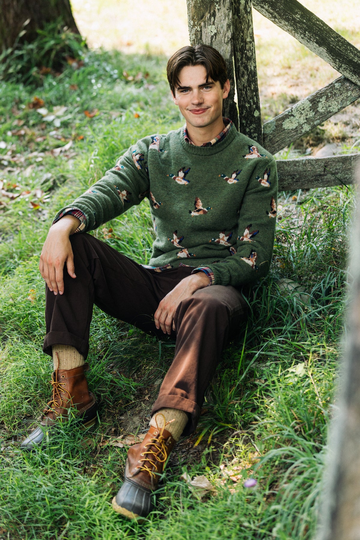Newport Chino Pants in Walnut