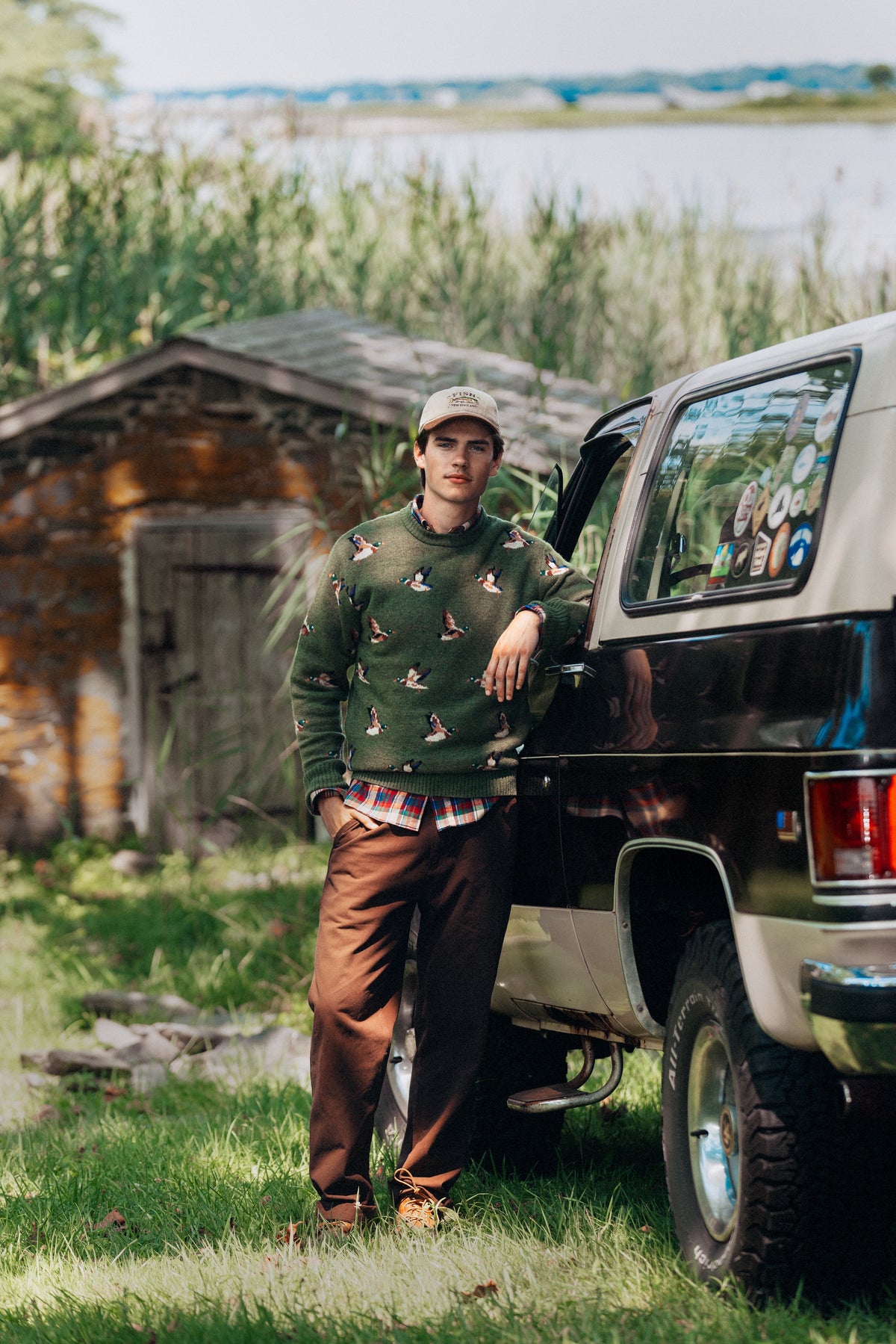 Newport Chino Pants in Walnut