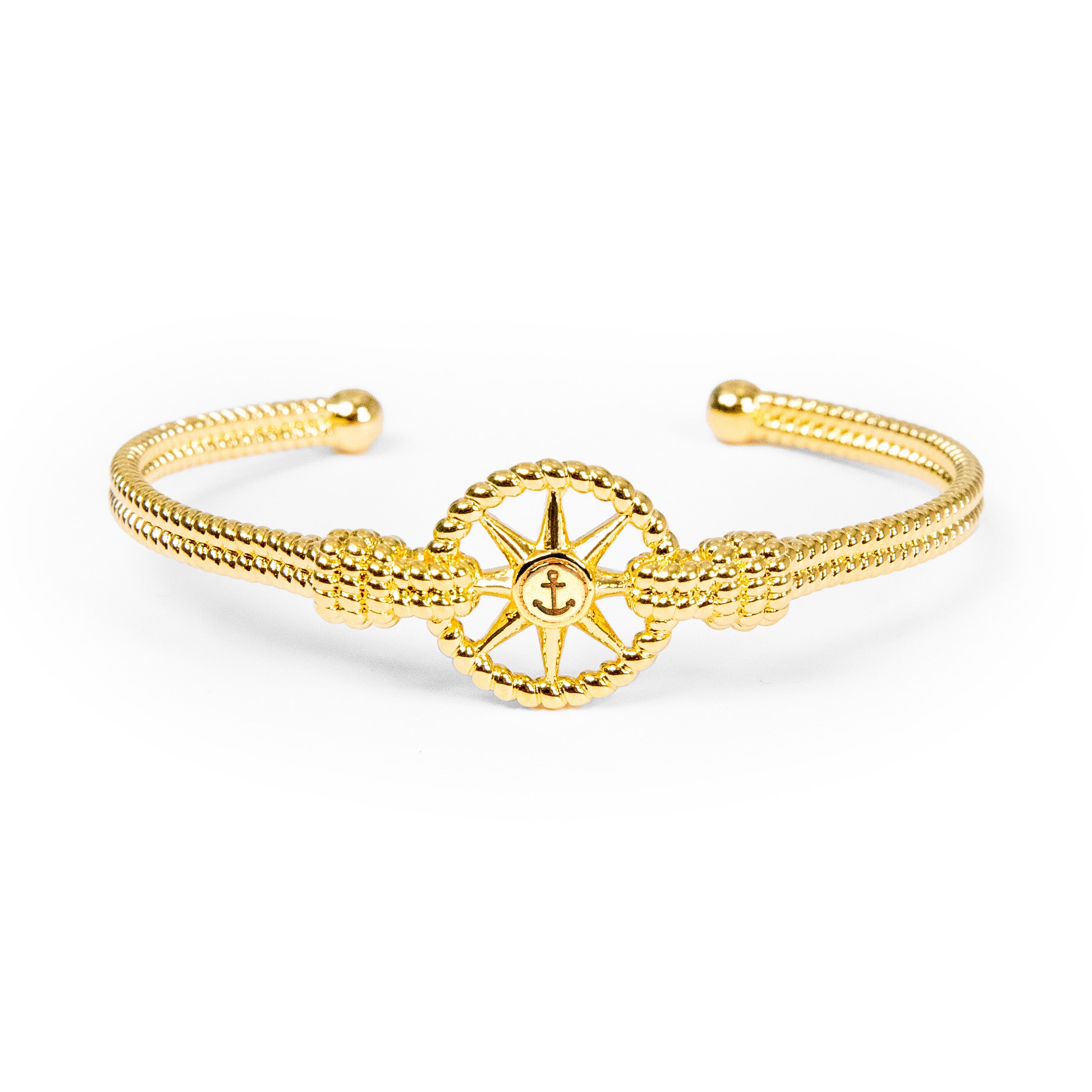 Mariner's Compass Bracelet in Gold