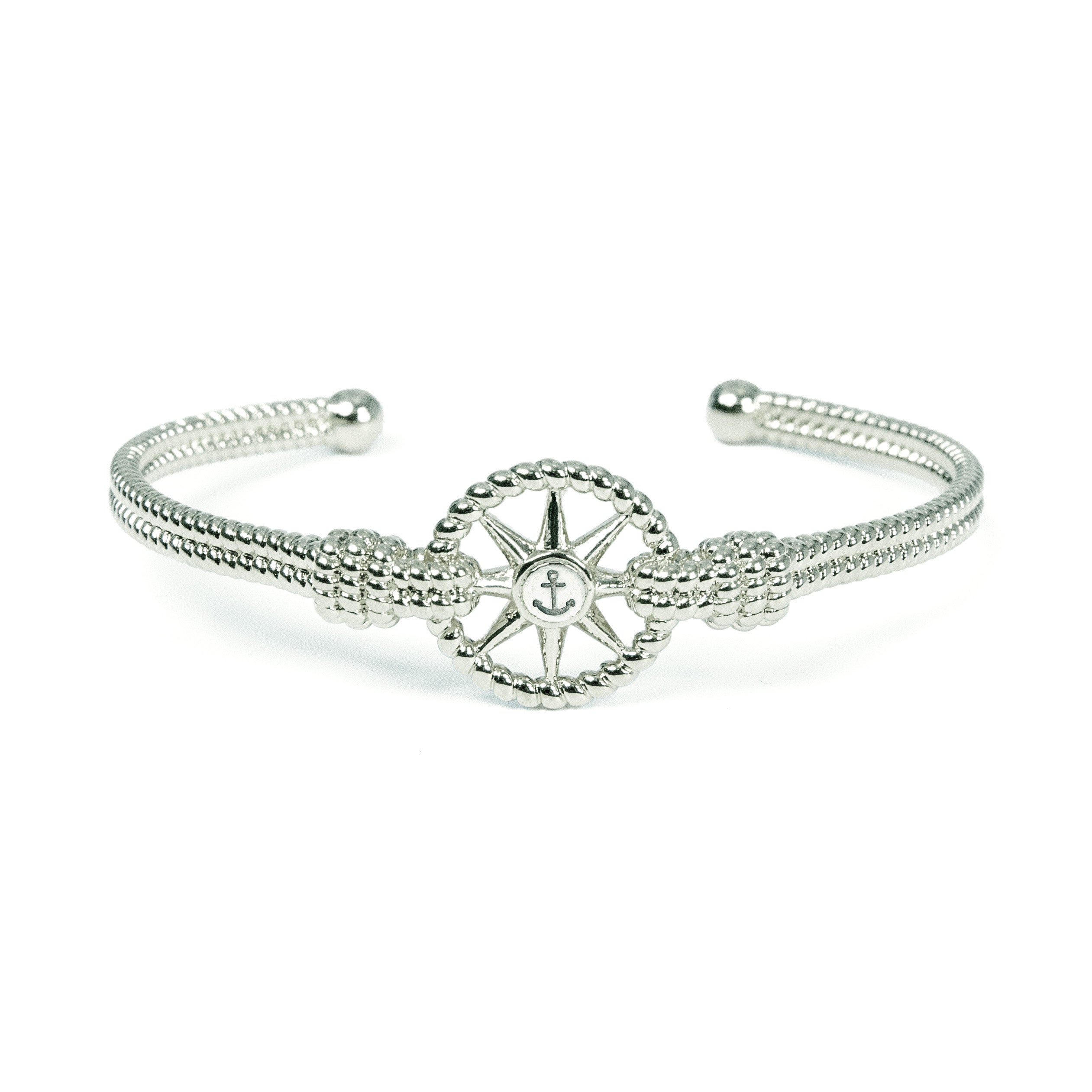 Mariner's Compass Bracelet in Silver