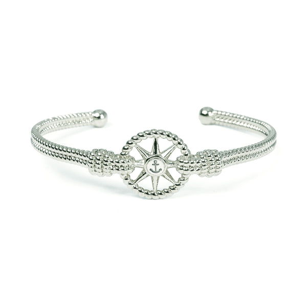 Mariner's Compass Bracelet in Silver
