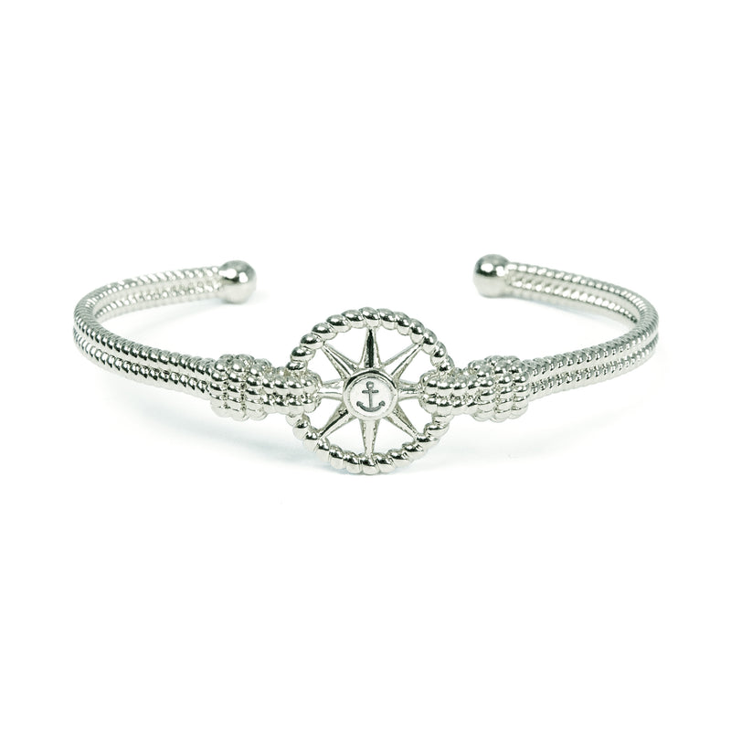 Mariner's Compass Bracelet in Silver