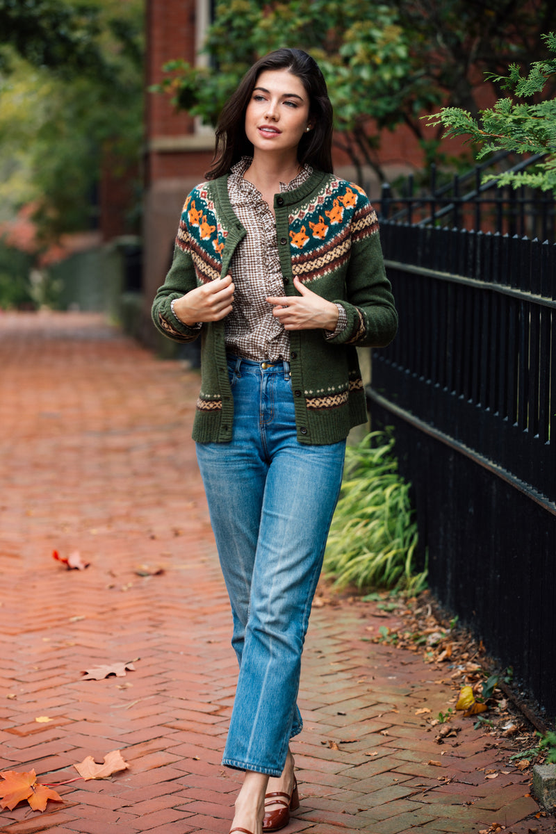 Mayfair Check Ruffle Shirt