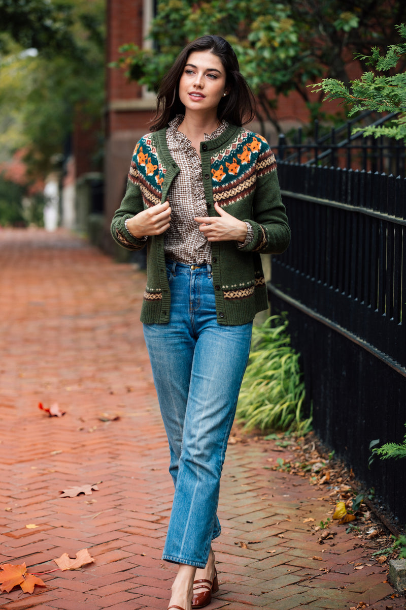 Mayfair Check Ruffle Shirt