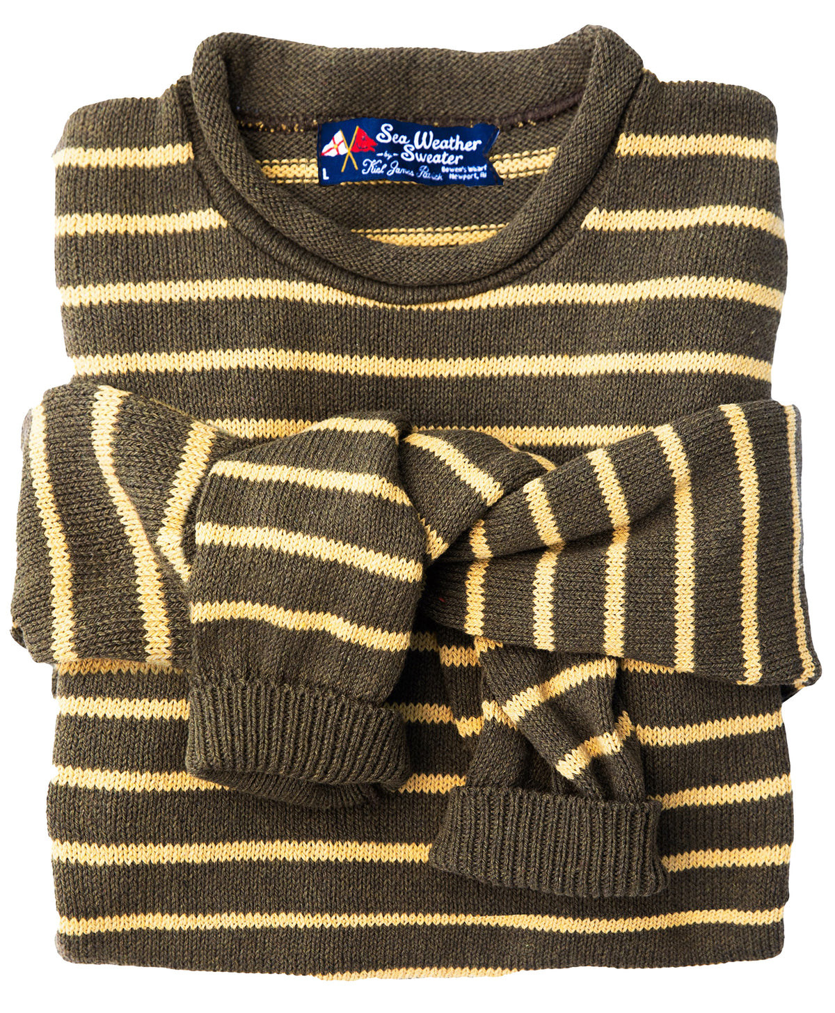 McQueen Striped Rollneck Sweater