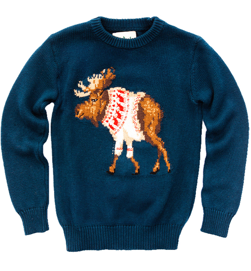 The McCallister Moose Kids Sweater