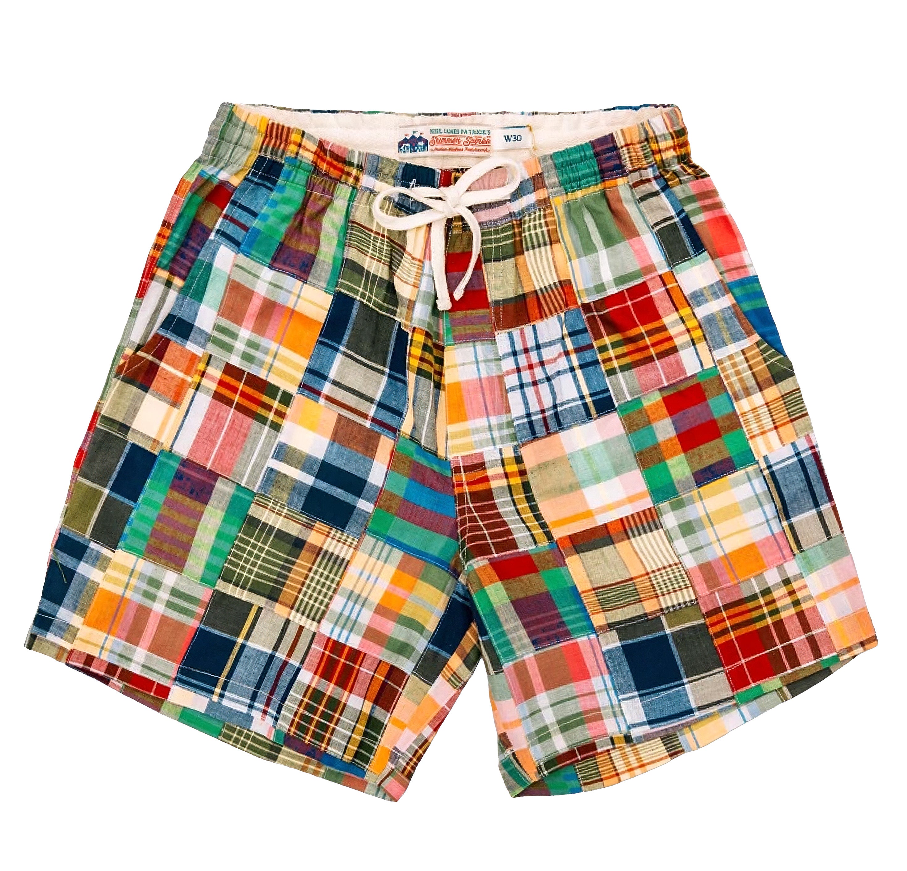 Montauk Drawstring Madras Shorts