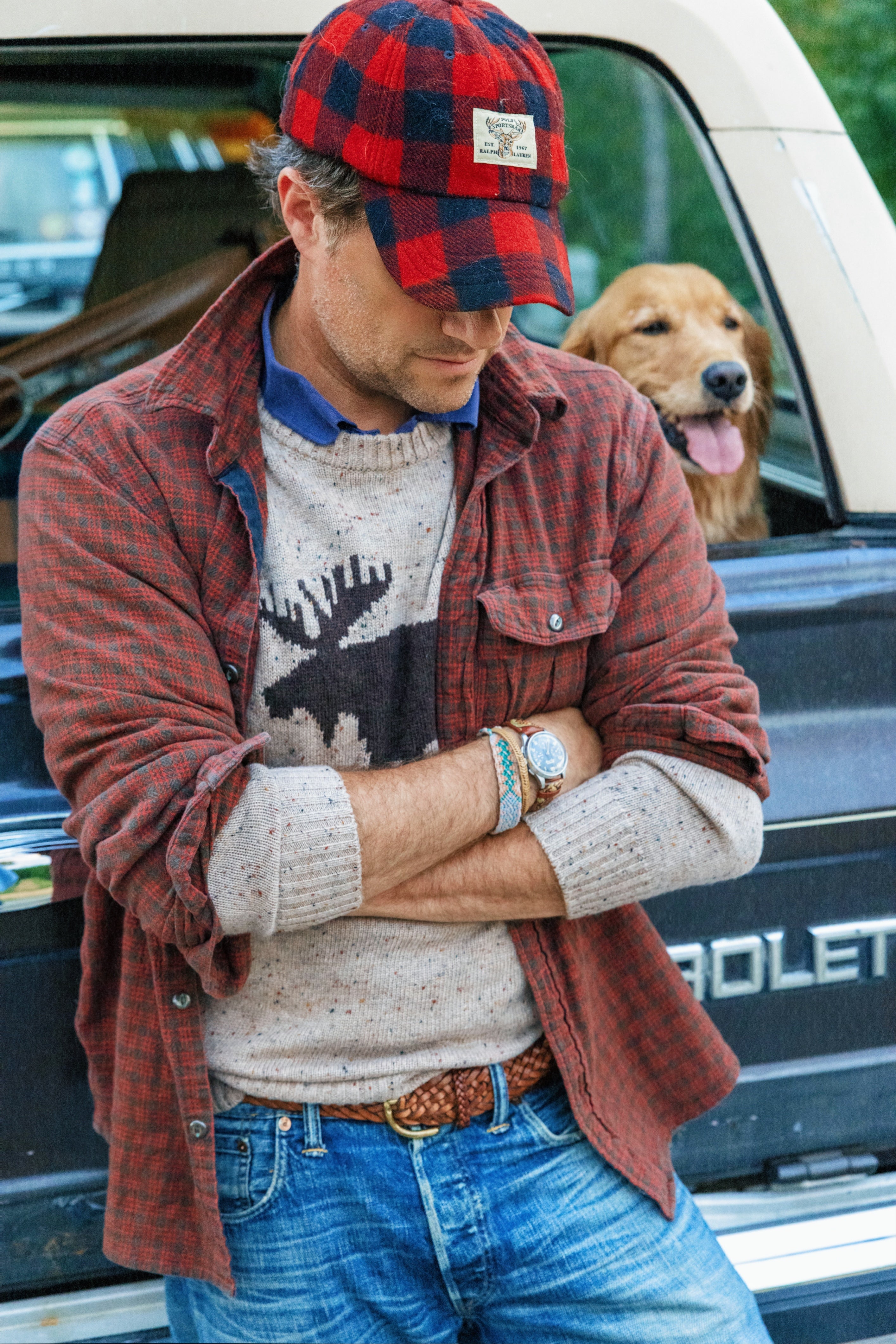 Moose Crossing Donegal Sweater