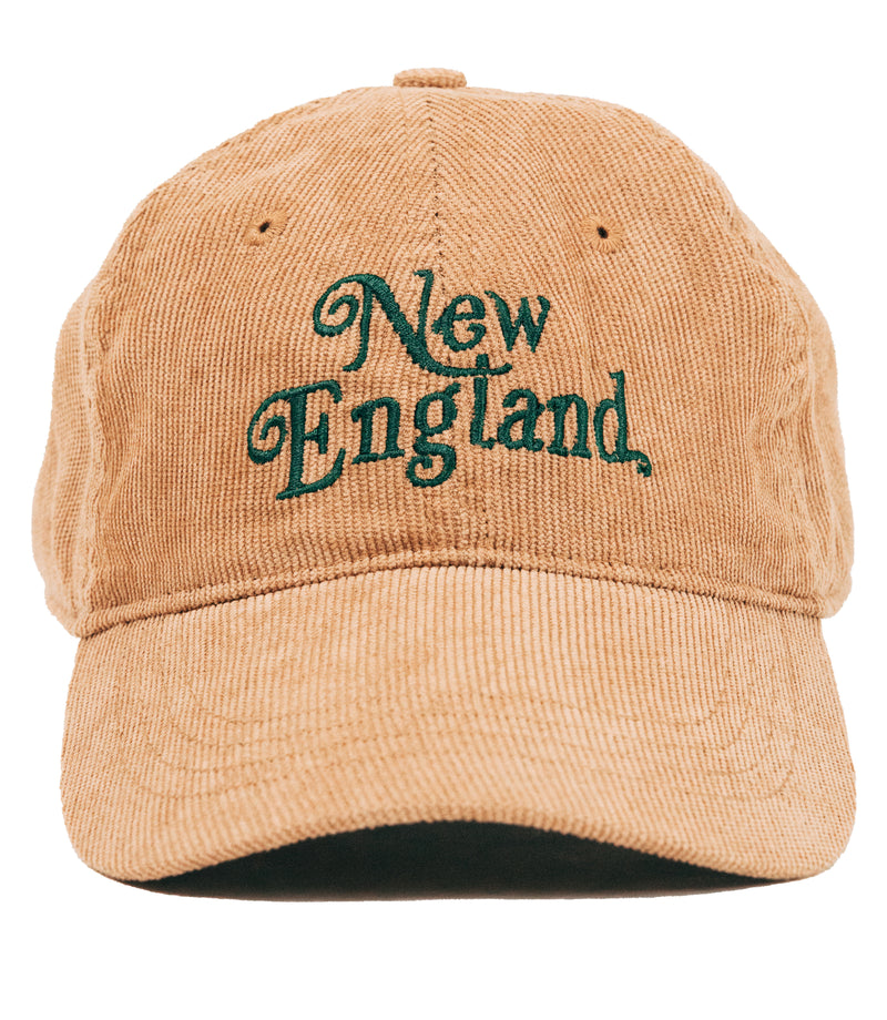 New England Classic Corduroy Hat in Tan