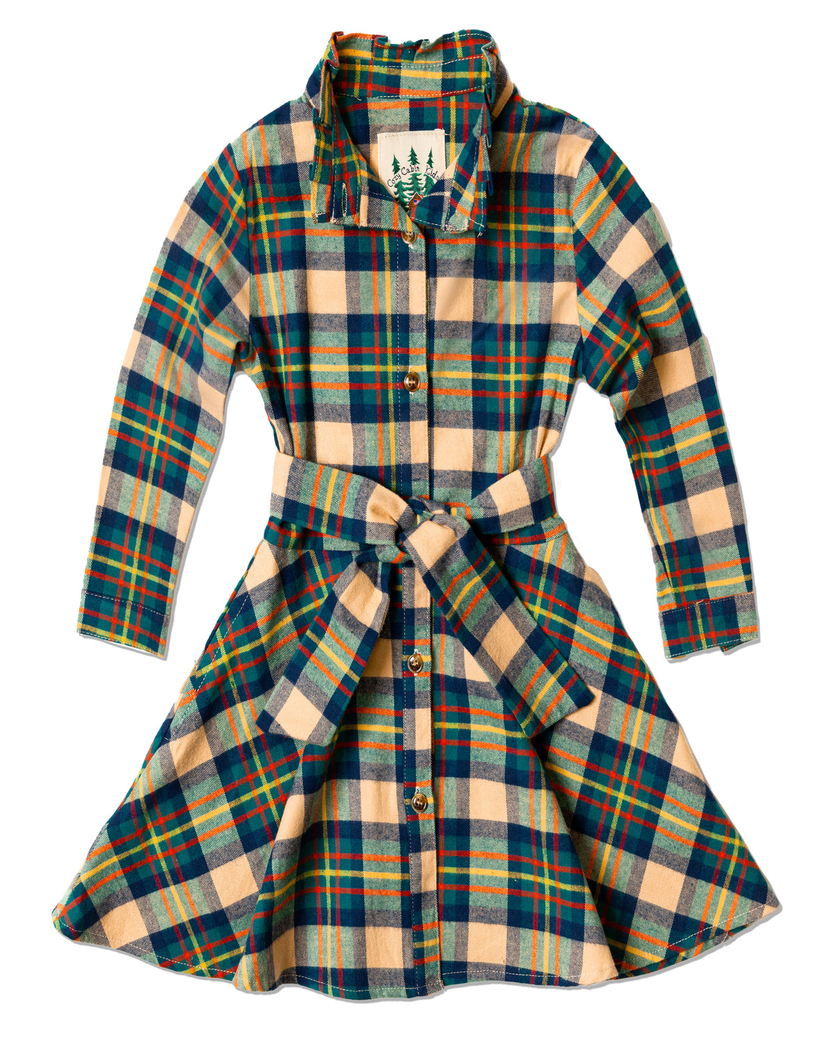 New England House Kids Flannel Dress