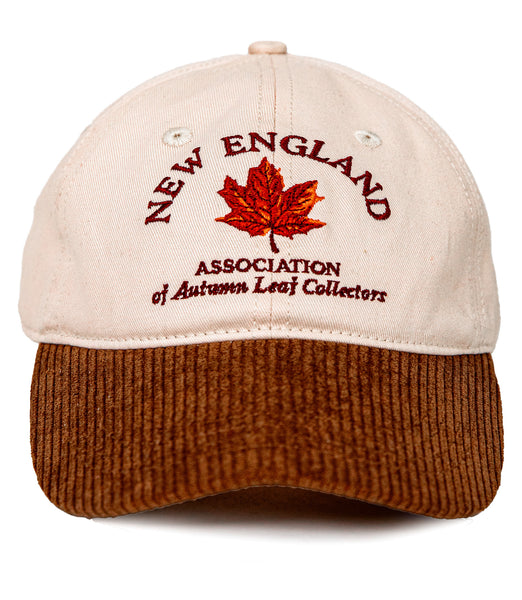 KJP New England Leaf Collector Embroidered Ball Cap with Corduroy Bill