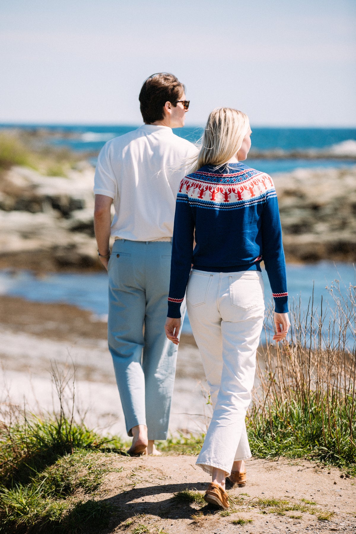 New England Lobster Cardigan
