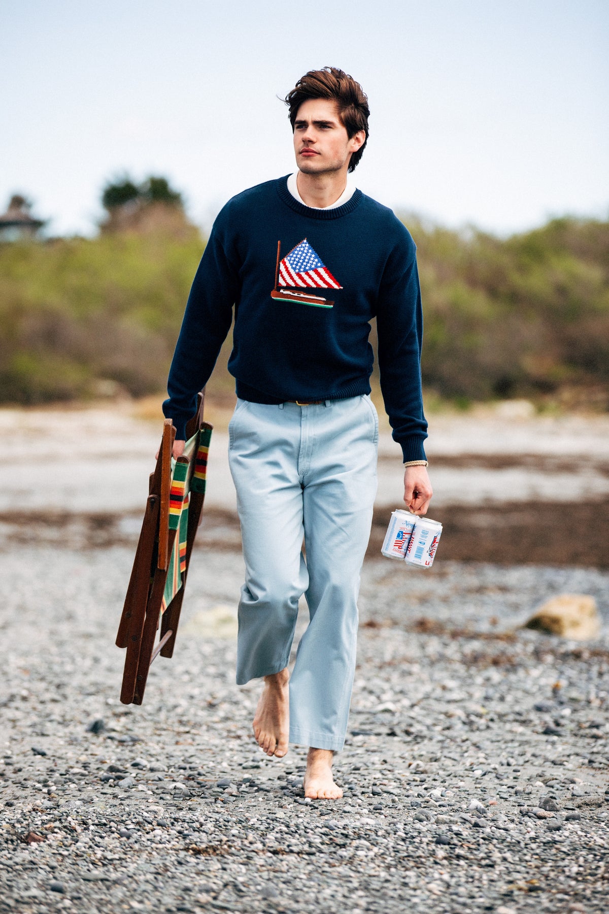 Newport Chino Pants in Horizon Blue