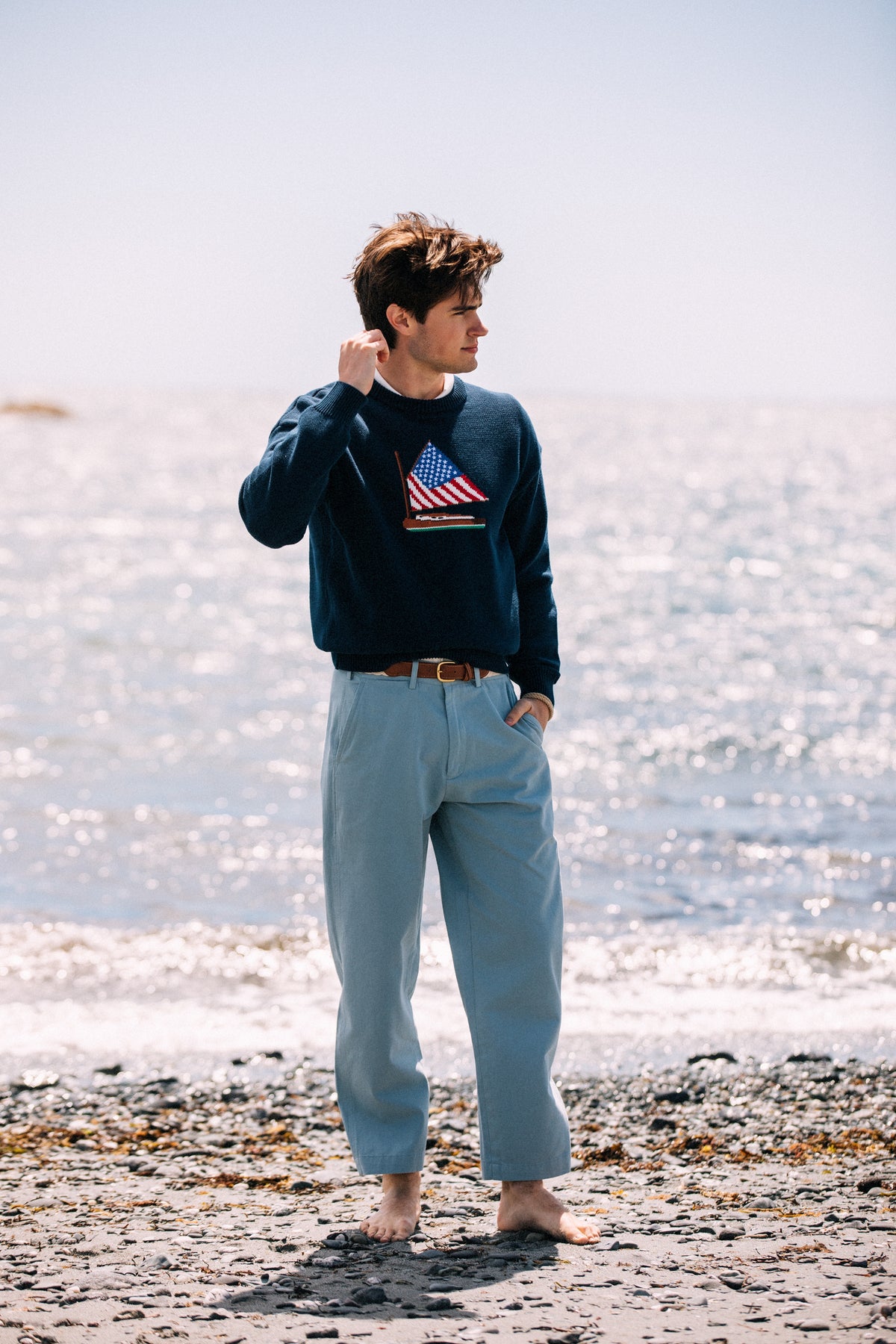 Newport Chino Pants in Horizon Blue