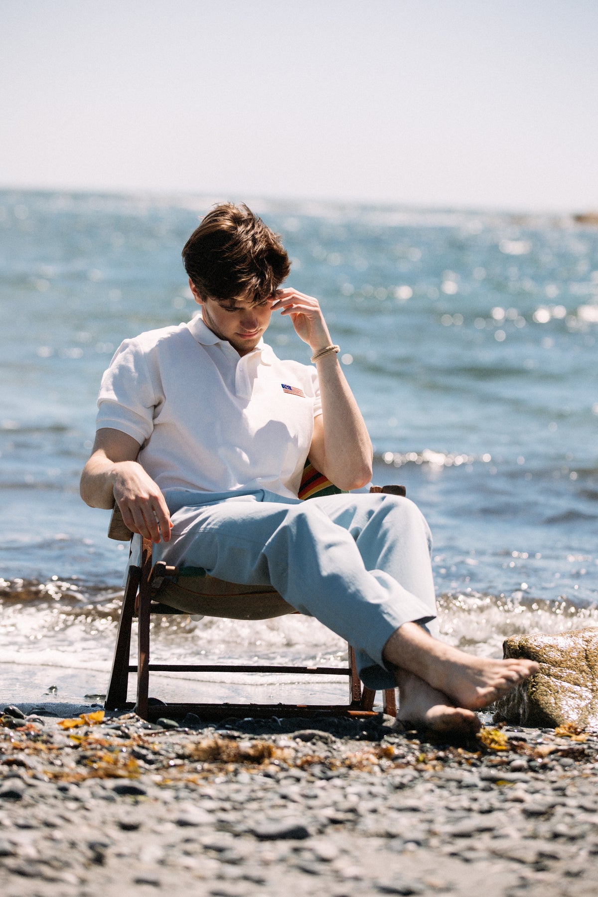 Newport Chino Pants in Horizon Blue