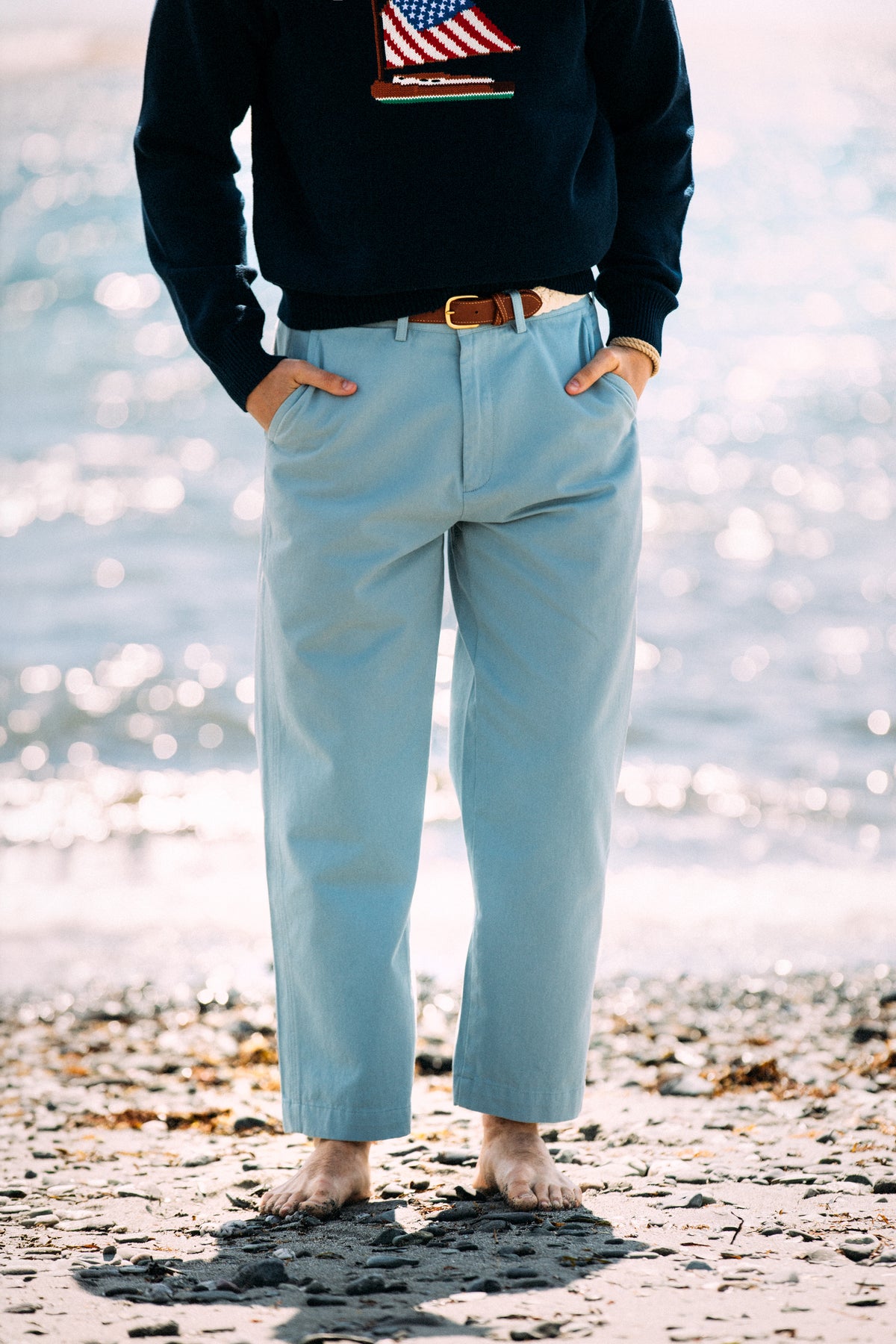 Newport Chino Pants in Horizon Blue