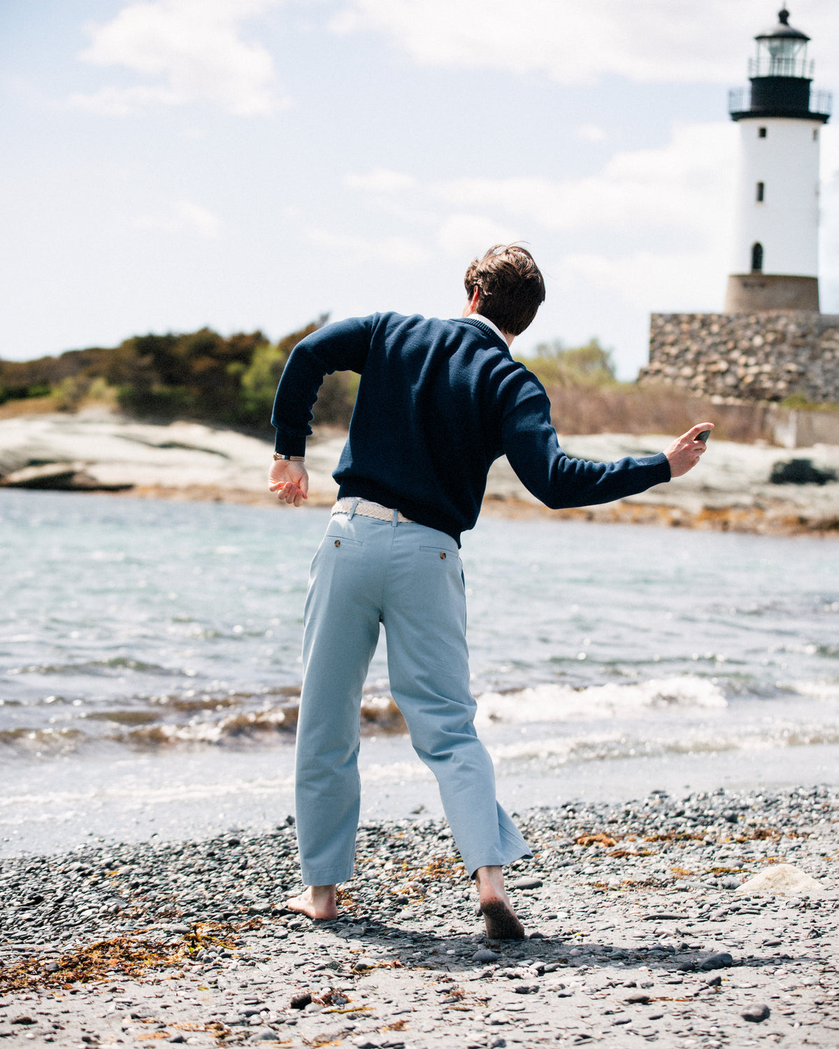 Newport Chino Pants in Horizon Blue