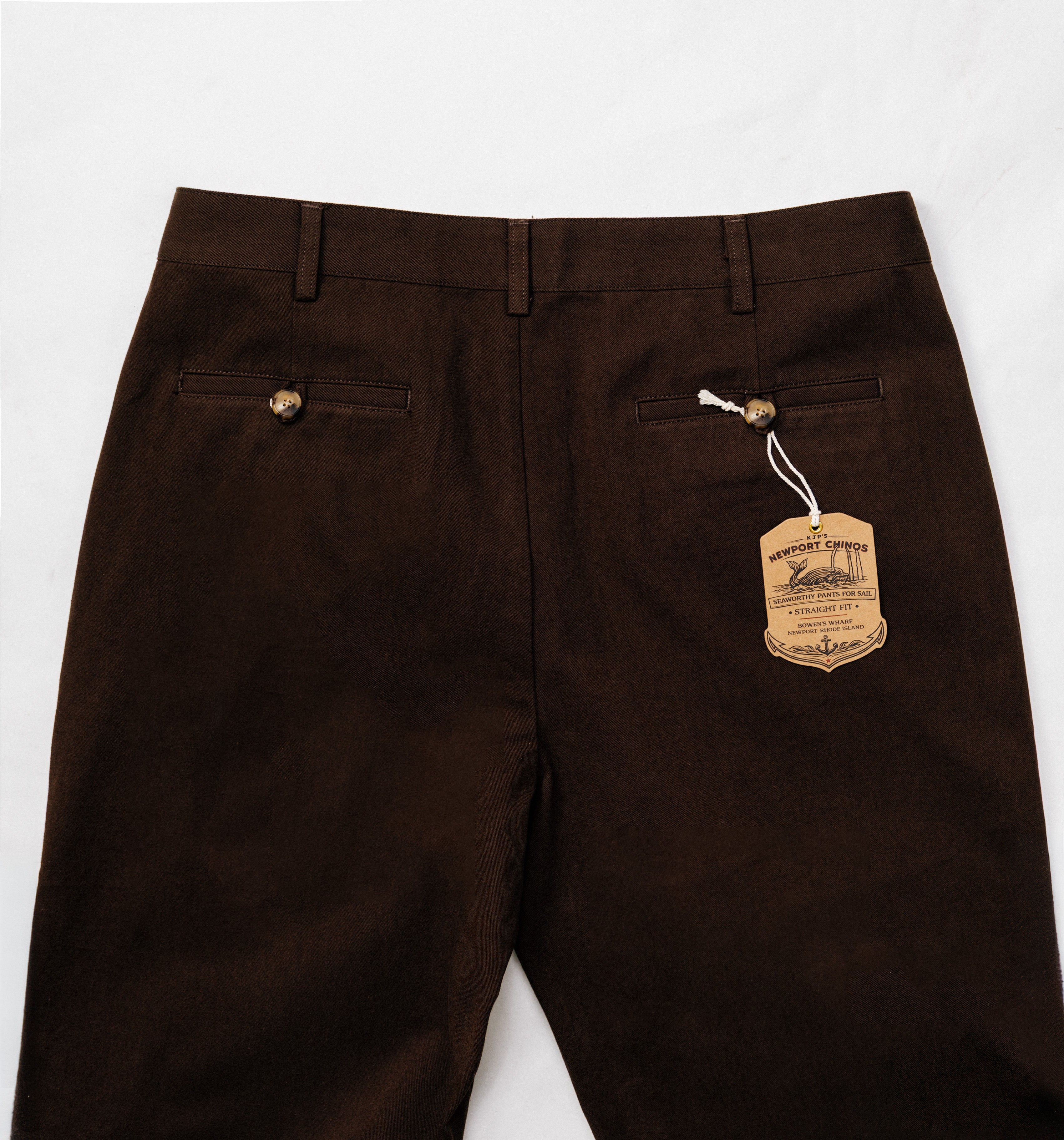 Newport Chino Pants in Walnut
