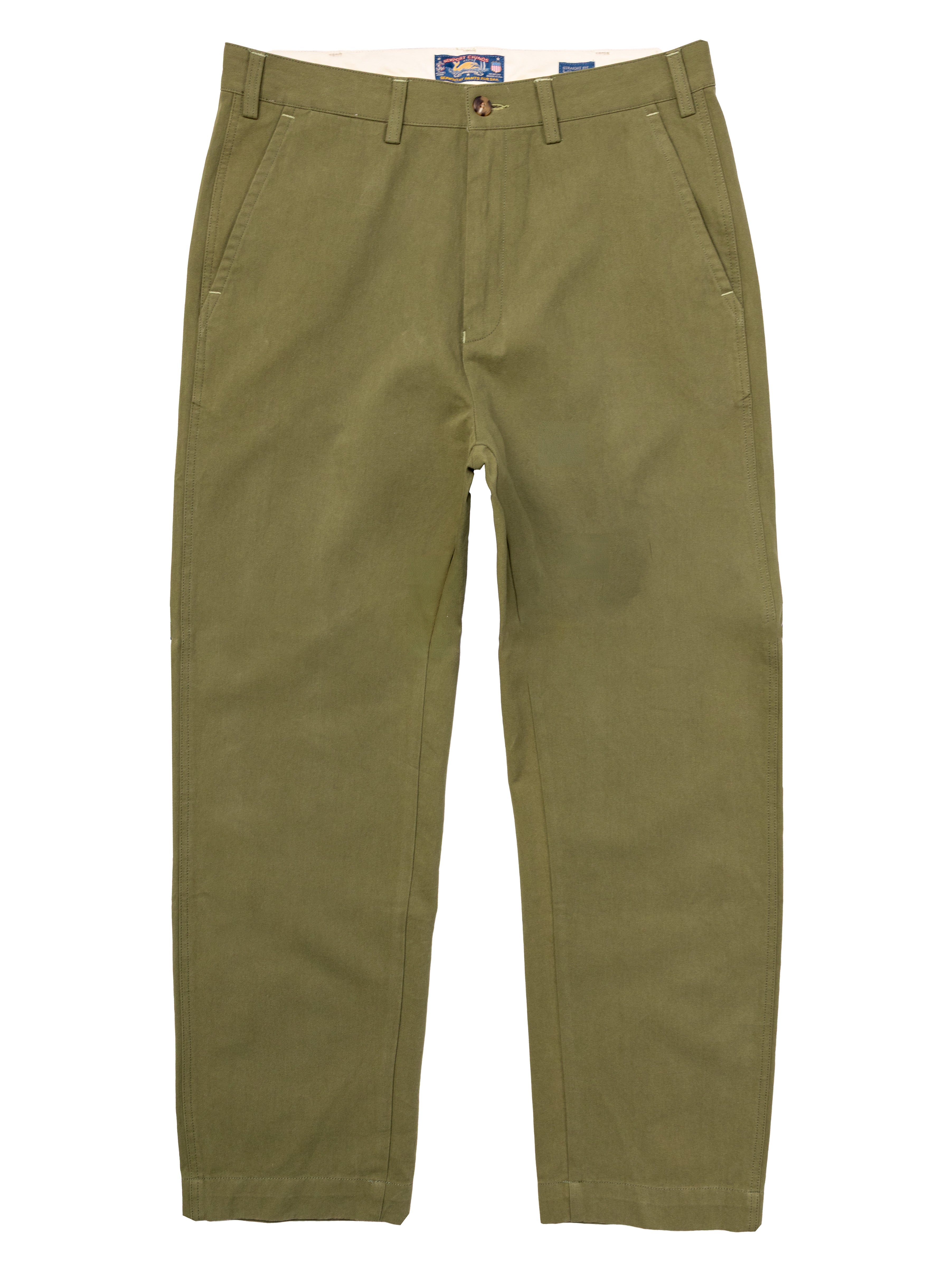 Newport Chino Pants in Moss