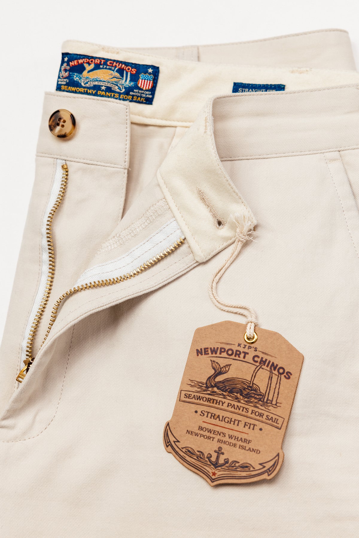 Newport Chino Pants in Oatmeal