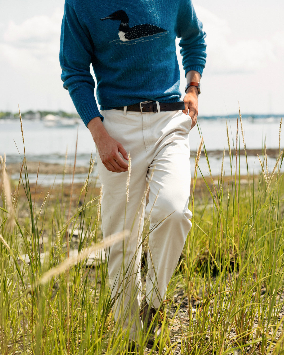 Newport Chino Pants in Oatmeal