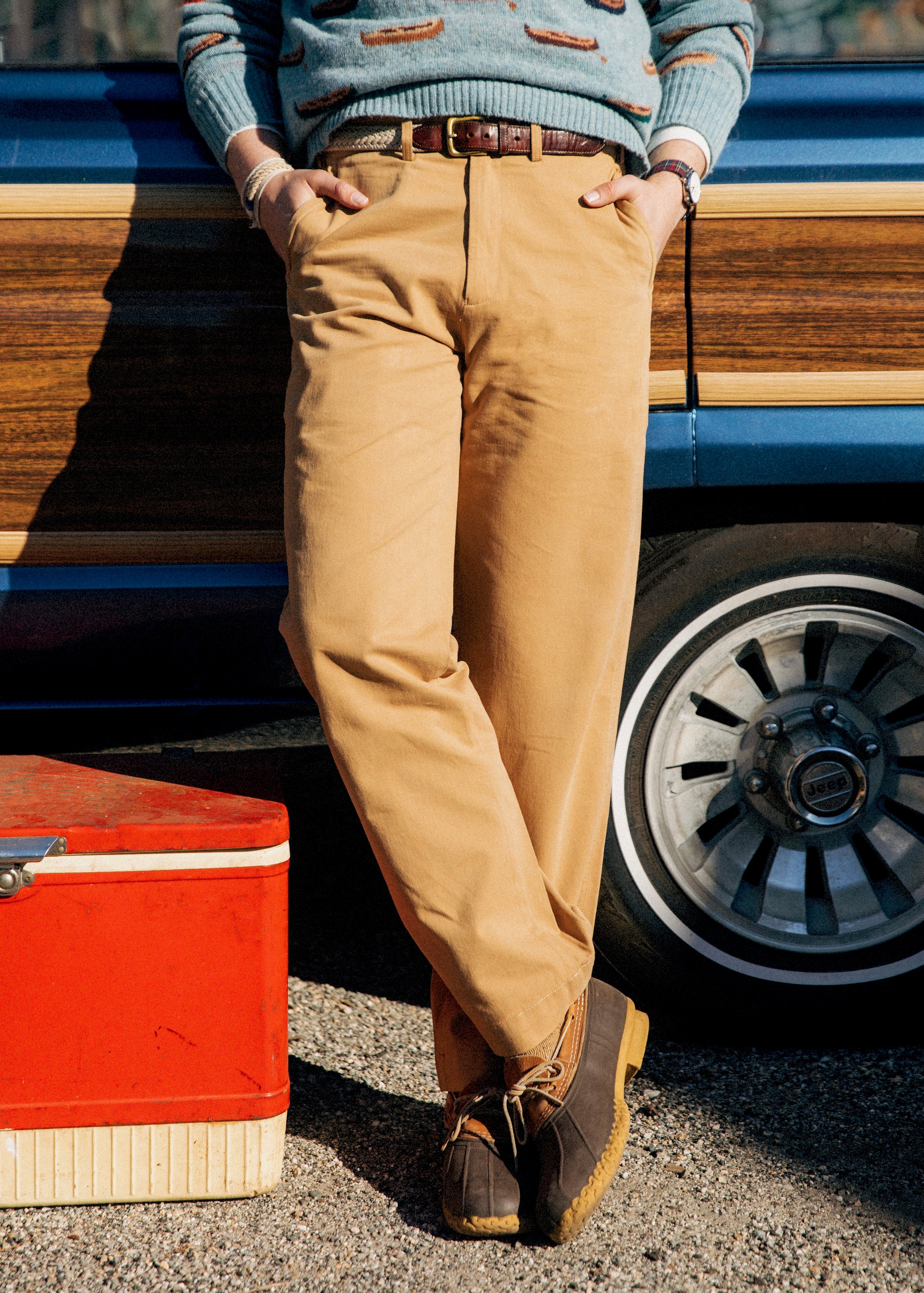 Newport Chino Pants in Tan
