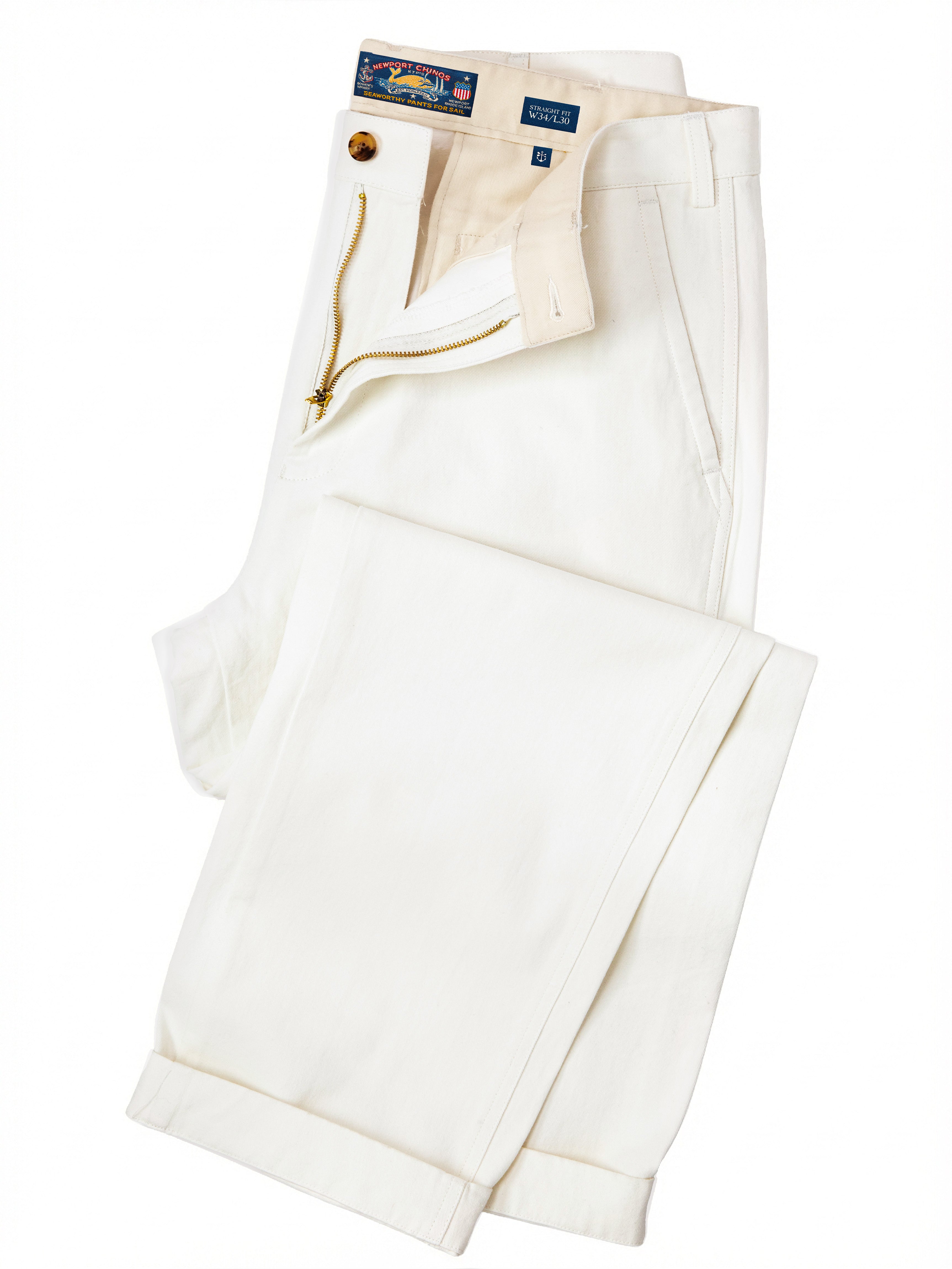 Newport Chino Pants in White