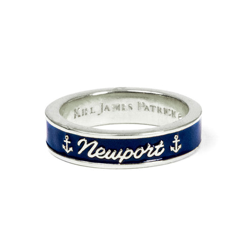 Newport Rhode Island Enamel Ring