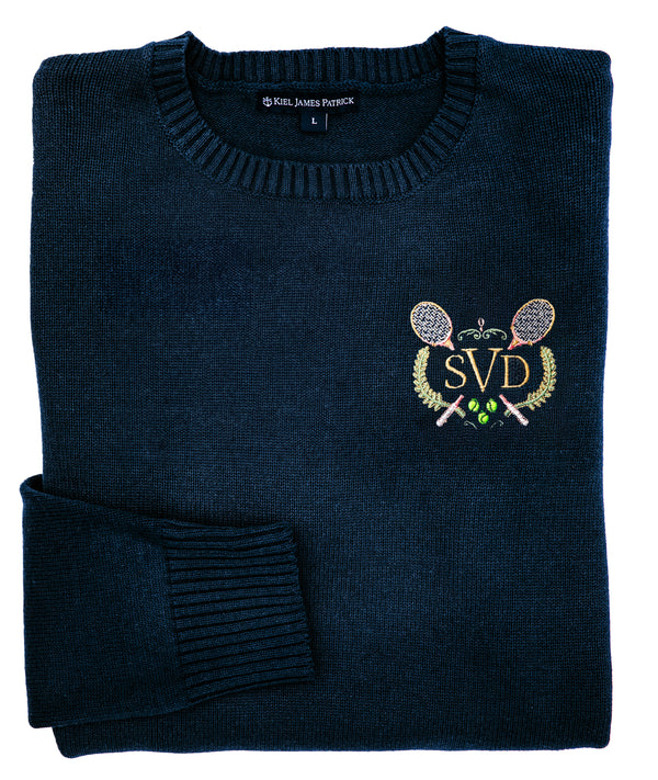 Newport Tennis Club Embroidered Monogram Sweater - Women's