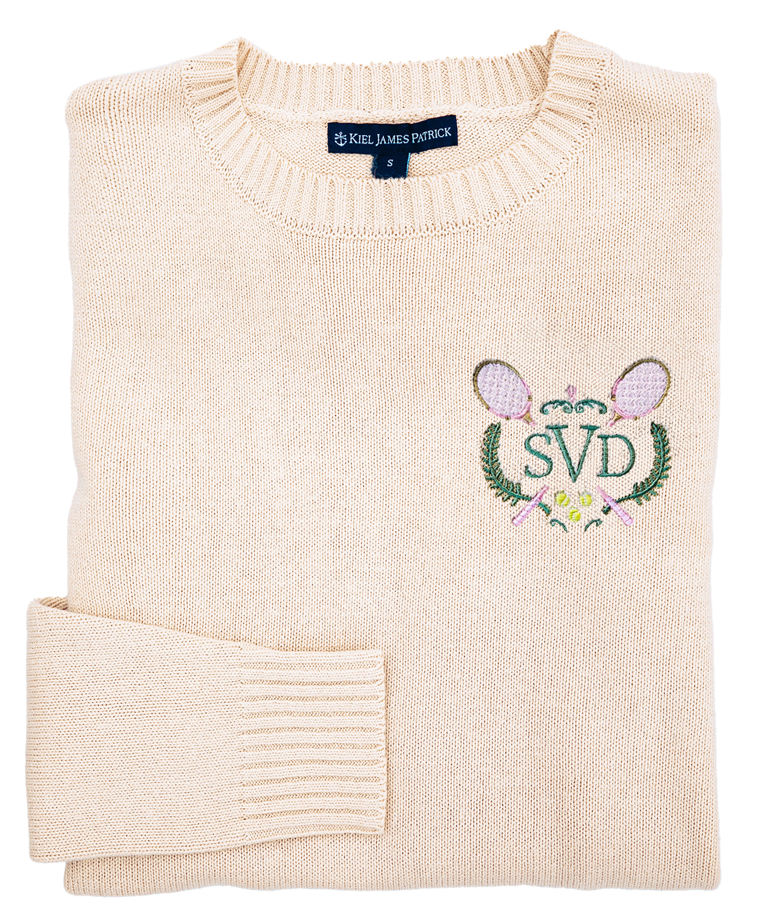 Newport Tennis Club Embroidered Monogram Sweater - Women's
