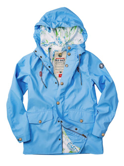 KJP Women's Old Salt Fisherman Raincoat - Hydrangea in Periwinkle