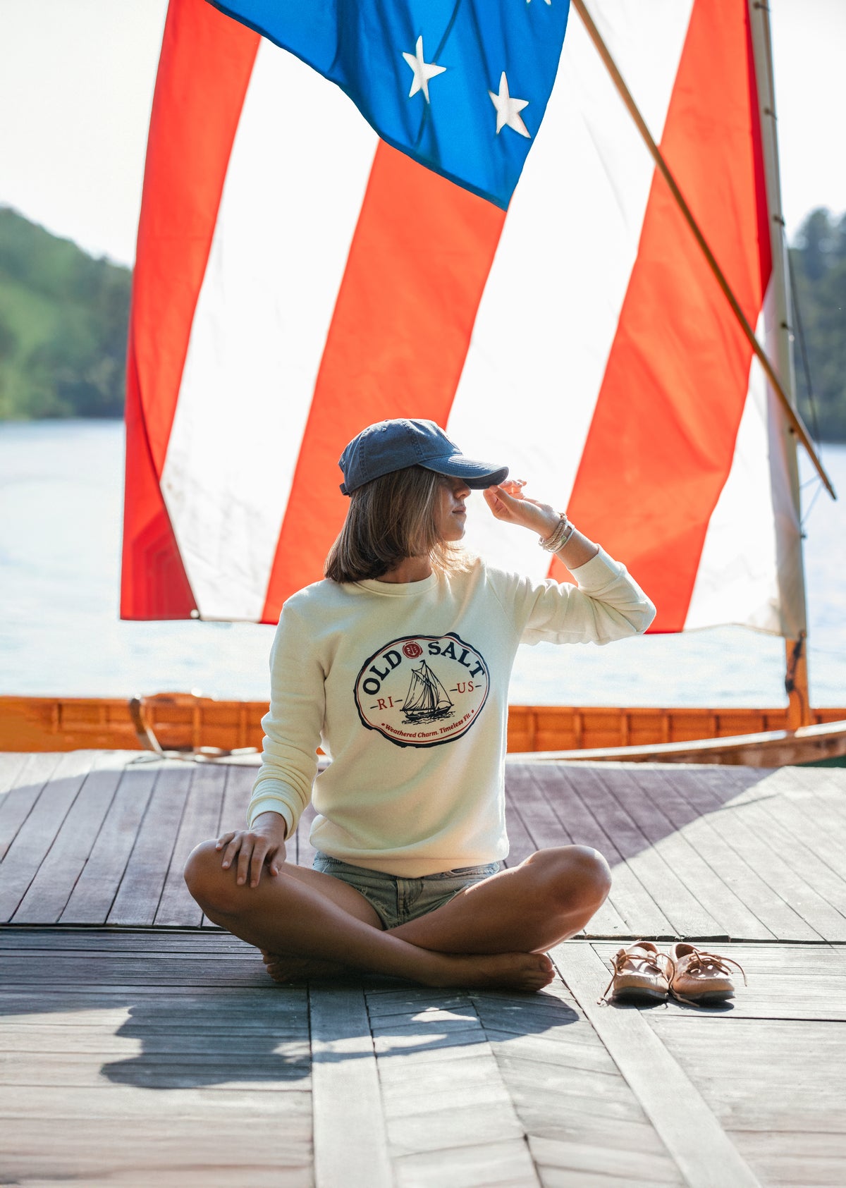 Old Salt Sailboat Sweatshirt