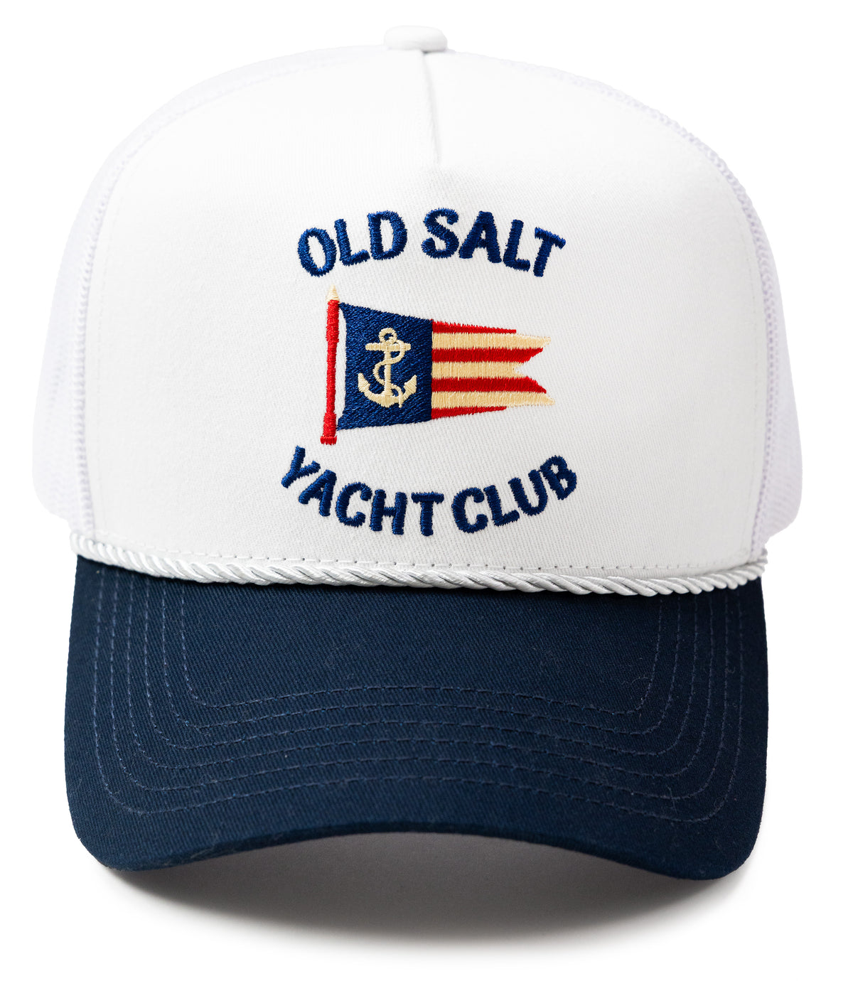 Old Salt Yacht Club Hat in White