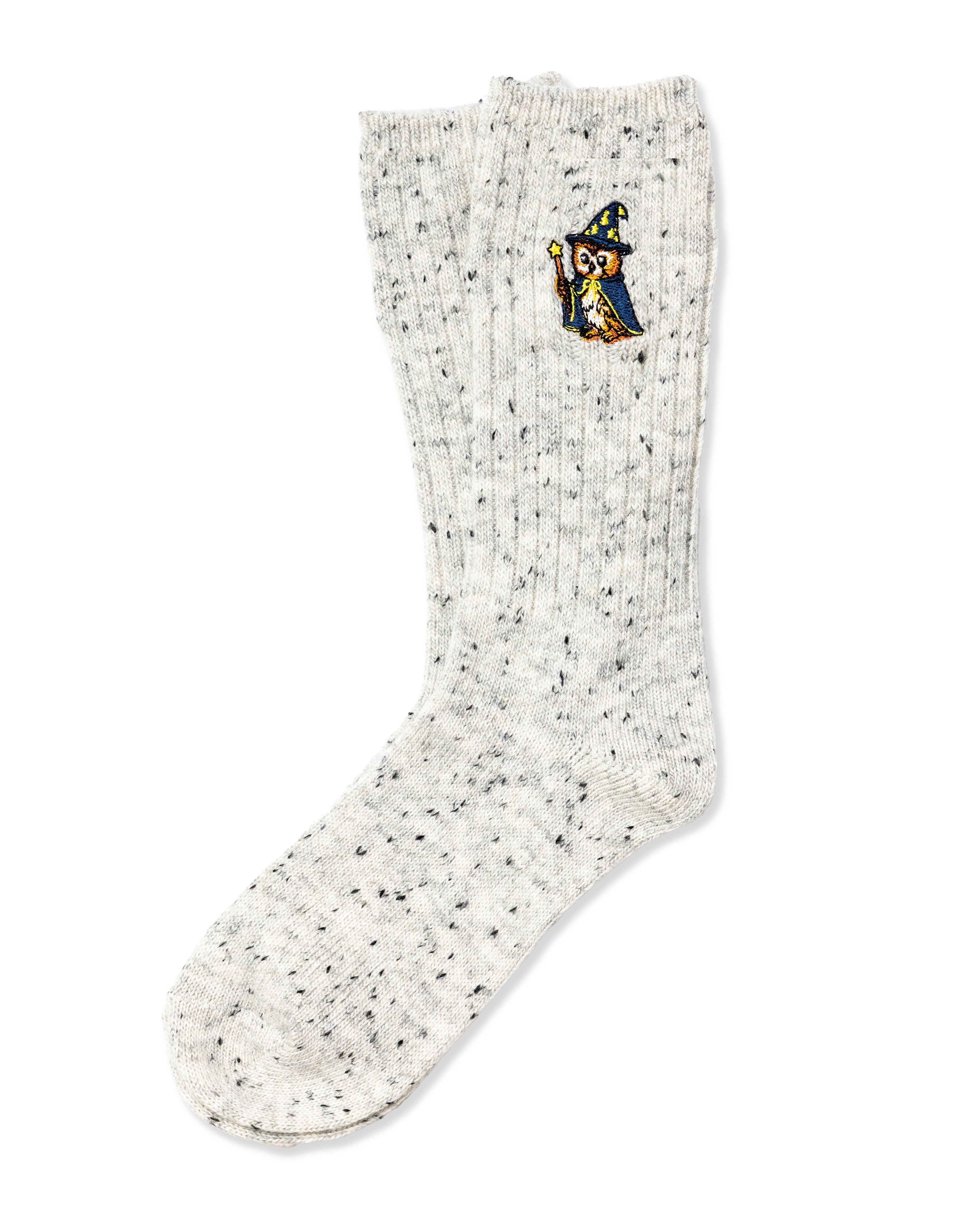 Owl Wizard Donegal Socks